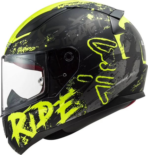 LS2 FF353 Rapid Naughty Helmet, black-yellow, Size L