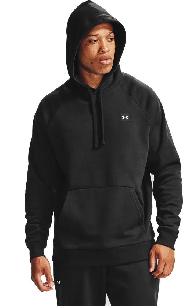 Under Armour Men's Rival Fleece Hoodie - Black