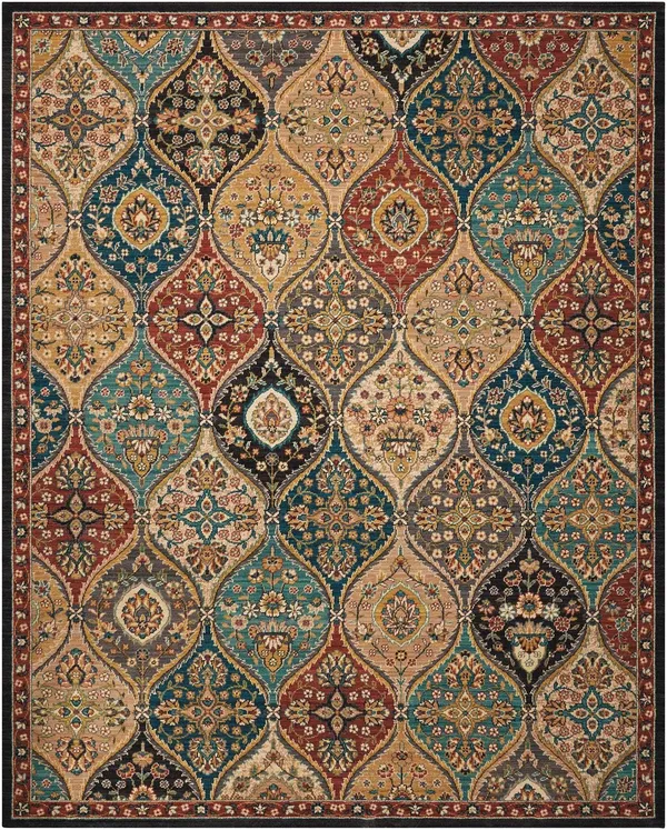 Nourison 2020 NR203 Area Rug, Multicolor, 5&3x22 x 7&5x22