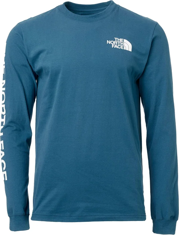 The North Face Men's Long Sleeve Hit T-Shirt - Medium, Blue