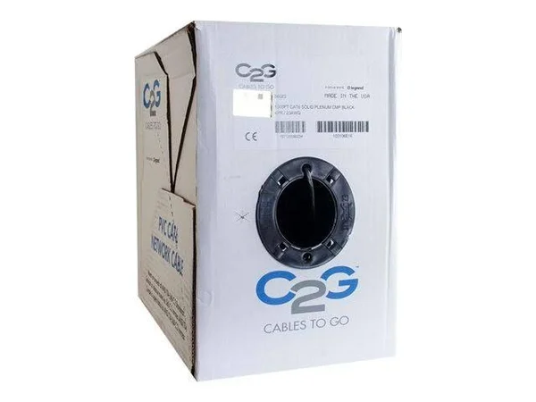 C2G Bulk cable - CAT 6 - UTP 1000 ft - Black