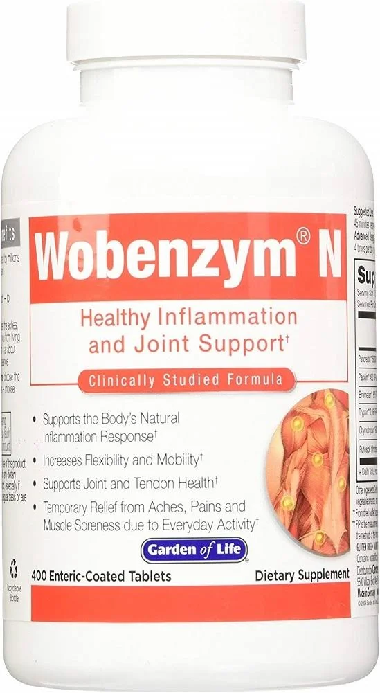 Wobenzym N Healthy Inflammation and Joint Support† 400 Tablets