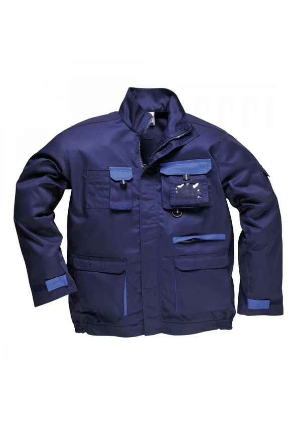 Portwest Texo Contrast Jacket TX10 Navy XL Colour: Navy - Size: XL