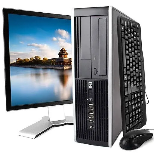 HP 8200 Refurbished Desktop Computer with 20x22 Monitor - Intel Core i5, 8GB Memory, 2TB Hdd, Windows 10 Pro