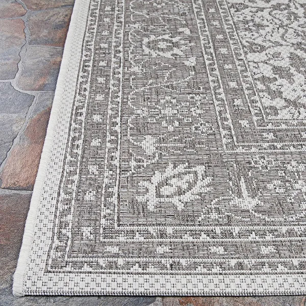 Couristan Marseille Carmoux Area Rug - Mushroom, 2&3x22 x 11&9x22 Runner