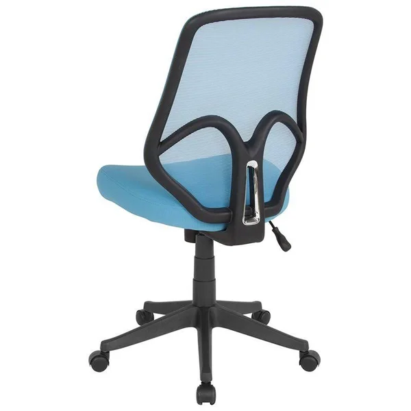 Salerno Series High Back Light Blue Mesh Chair
