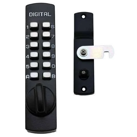 Lockey C-170-AB Mechanical Keyless Cabinet Surface Mount Cam Lock - Antique Brass