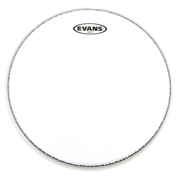 Evans 14x22 Hybrid White Marching Snare Drum Head