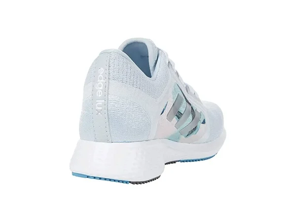 Adidas Women's Edge Lux 4 Running Shoes in Grey/Silver Metallic Size 7.5, Knit/Plastic