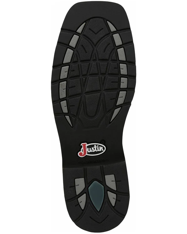 Justin Men's Driller Western Work Boots - Steel Toe