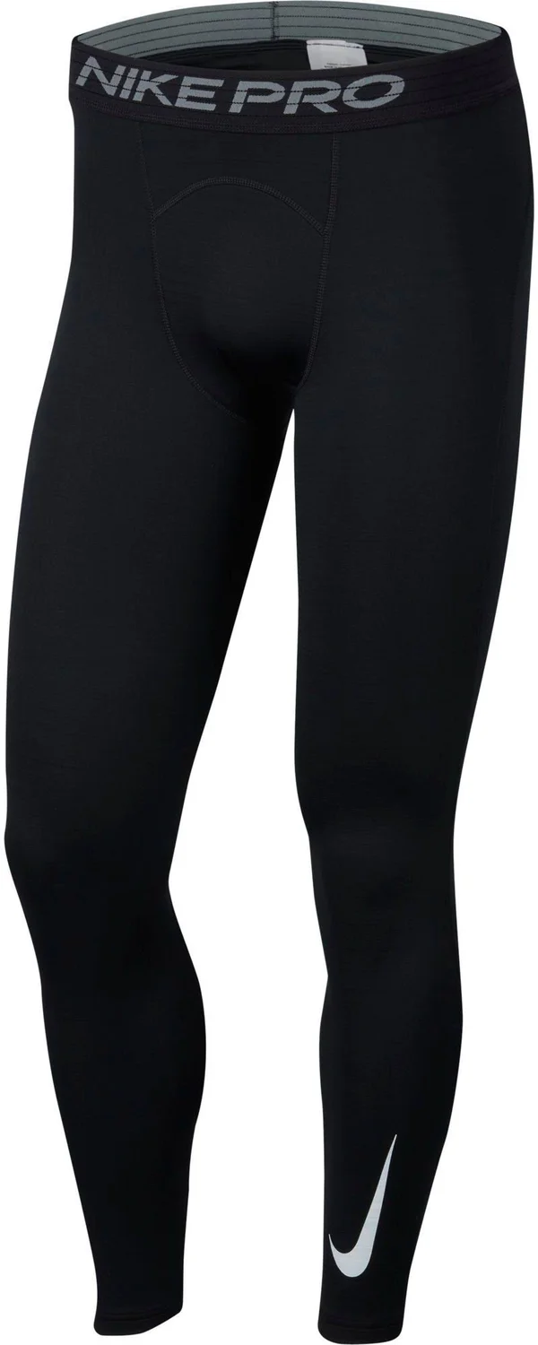 Nike Men's Pro Warm Tights - XXL, Black
