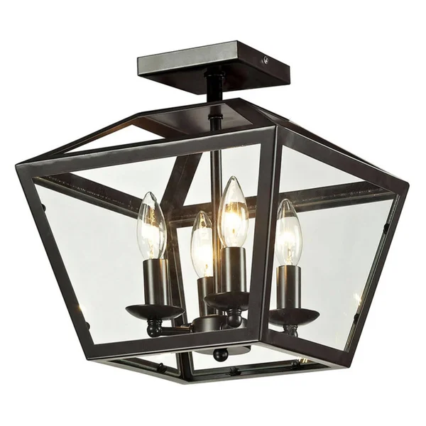 Elk Lighting 31506/4 Alanna 2 Light Flush Mount in Oil Rubbed Bronze