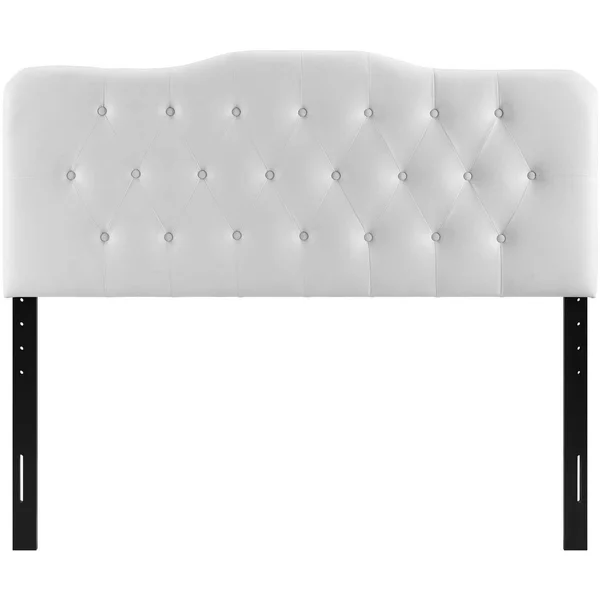 Modway Annabel Queen Vinyl Headboard - White