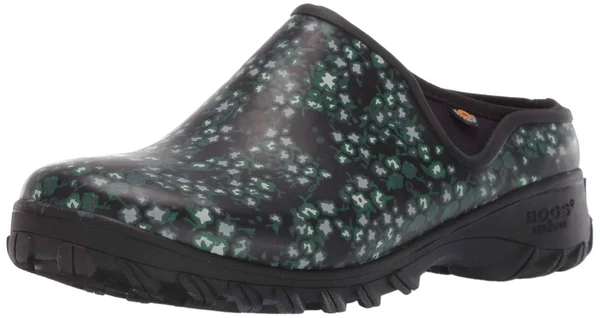 Bogs Sauvie Clog Ditsy Women's Black Multi 10