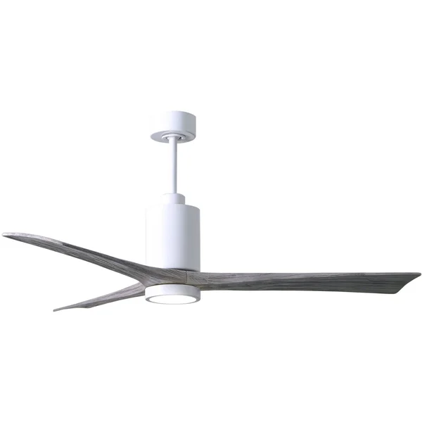 Patricia Ceiling Fan with Light by Matthews Fan Company - Textured Bronze, PA3-TB-BW-60