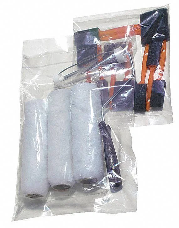 36x22 x 20x22 LDPE Lay Flat Poly Bag, 1.5 mil, Pk500, 5DGK3