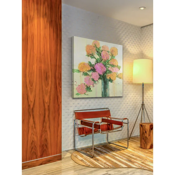 Flower Remedy I Painting Print on Wrapped Canvas, Size: 18 x 18