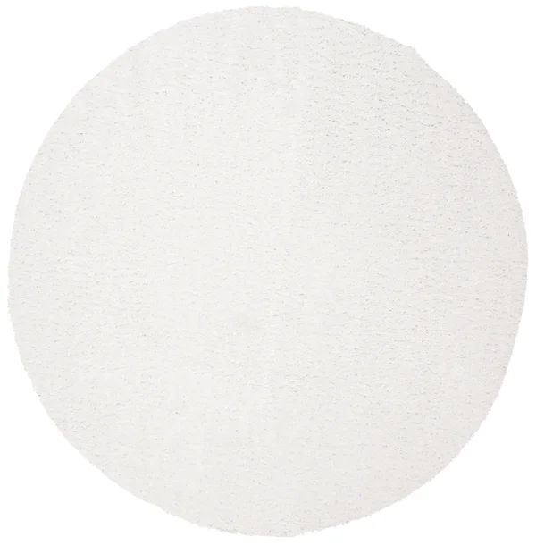 Safavieh August Shag AUG900A 6&7x22 x 6&7x22 Round White Area Rug