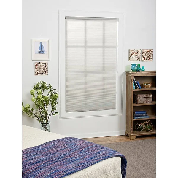 St. Charles Light Filtering 25.5x22 x 64x22 Cordless Cellular Shade in Grey