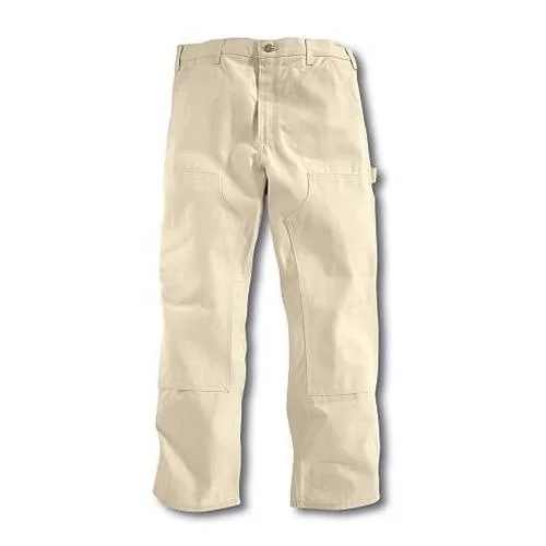 Round House Mens 1101 Double-Front Painter Dungarees - Natural 42W x 32L