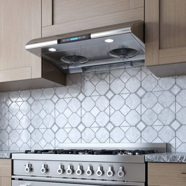 XO XOA36B 36x22 Under Cabinet Range Hood - Black