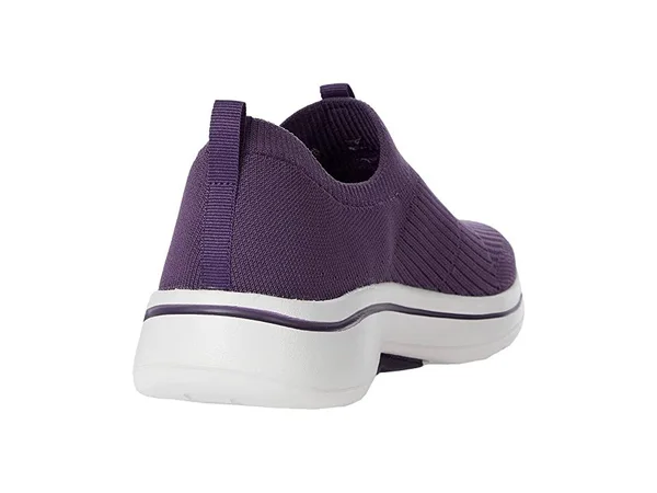 Skechers Women's GOwalk Arch Fit - Iconic Slip-On Walking Shoes - Purple, 7.5