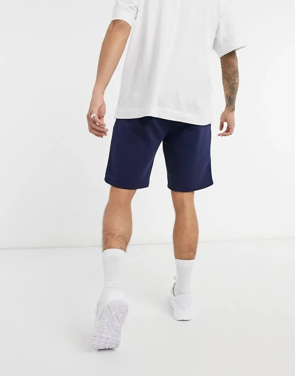 Polo Ralph Lauren Sport Capsule Fleece Large Logo Print Sweat Shorts in Cruise Navy