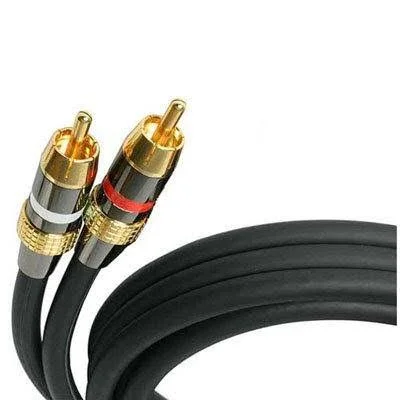 StarTech.com Premium - Audio cable - RCA male to RCA male - 130 ft - black
