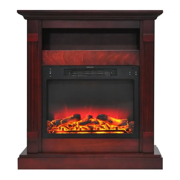 Cambridge Sienna CAM3437-1CHRLG2 Floor-standing Electric fireplace - Cherry