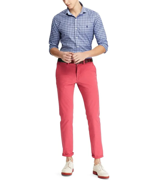 Polo Ralph Lauren Slim-Fit Stretch Twill Chino Pants - 30 30