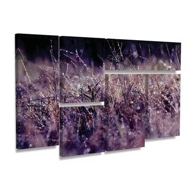 'Purple Rain' Photographic Print Multi-Piece Image on Wrapped Canvas East Urban Home