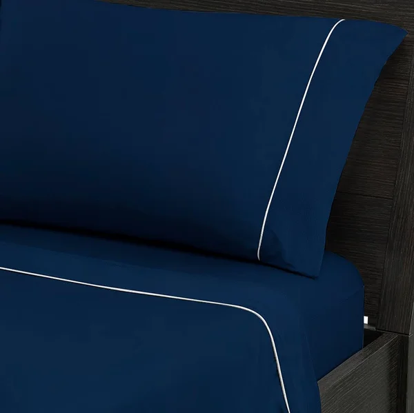 Bedgear Hyper-Cotton Sheet Set - Navy, Split King