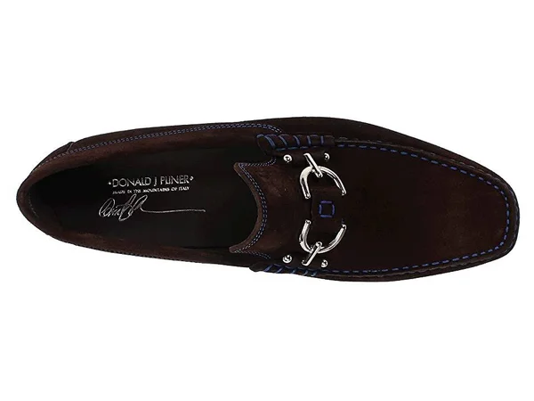 Donald J Pliner Dacio Suede Loafers - Men's, Size: 11.5, Brown