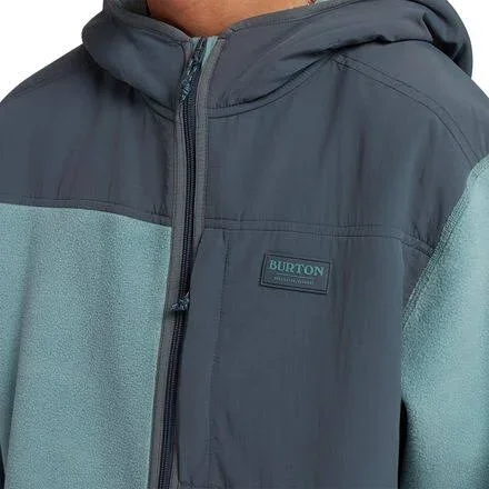 Burton Men's Hearth Full-Zip Hooded Fleece S