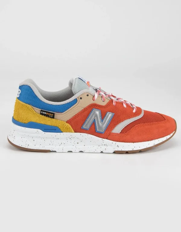 New Balance 997H Men's Classics Shoes - Red/Yellow (Size 11)