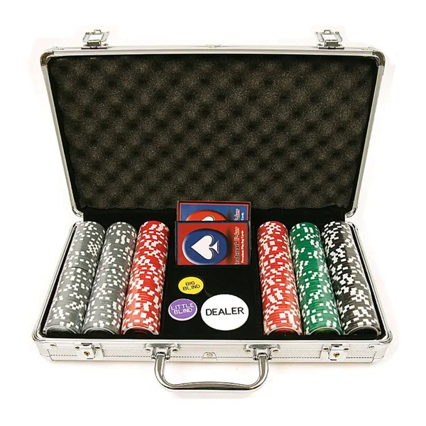 Trademark Poker 300 15 Gram Clay Welcome to Las Vegas Chip Set with Aluminum Case