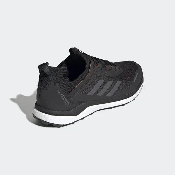 Adidas Men's Terrex Agravic Flow Shoes Black - Grey Six, Solar Orange 11