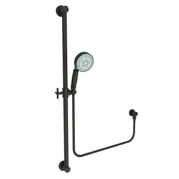 Newport Brass 280F Multi-Function Hand Shower Package with Slide Bar - - Polished Chrome