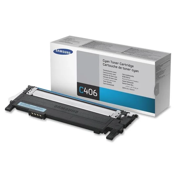 Samsung CLT-C406S Toner Cartridge - Cyan - 1-pack