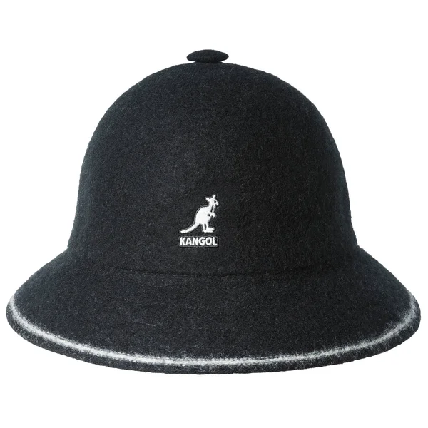 Kangol Stripe Casual Bucket Hat - Black - Off White - L - Men