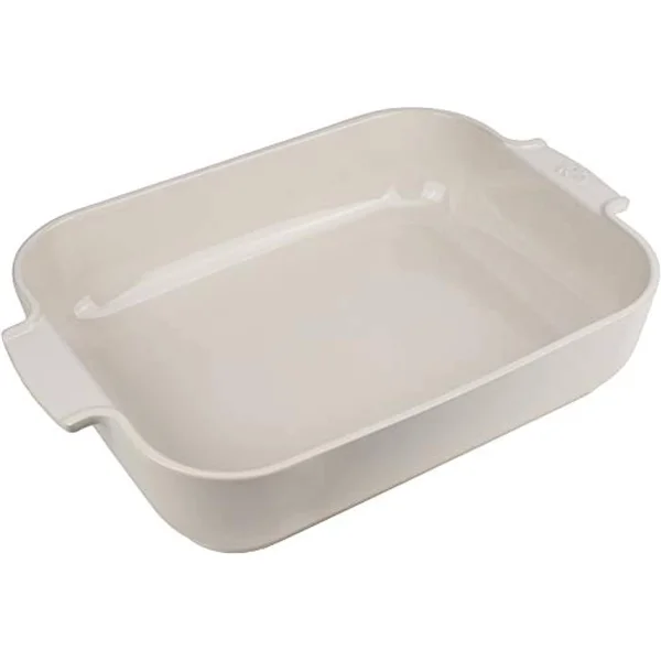 Peugeot Appolia Rectangular Baking Dish Ecru 5.5 qt - 60008