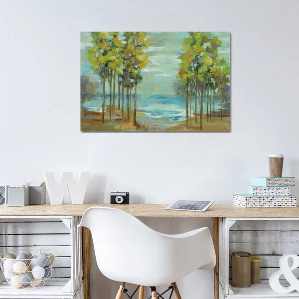 iCanvas Spring Trees Art by Silvia Vassileva Canvas Art Wall Decor ( Seasons > Spring art)
