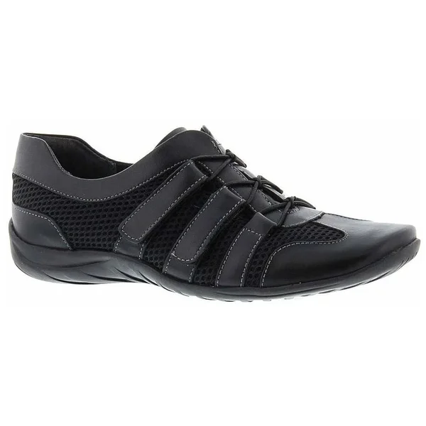 Walking Cradles Womens Audio Low Top Fashion Sneakers - Black