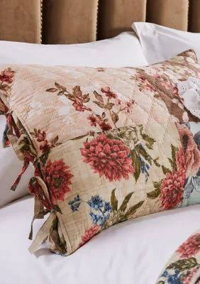 Greenland Home Fashions Briar Quilt and Pillow Sham Set - Natural - Twin