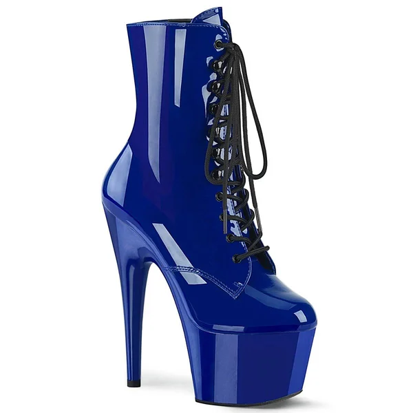 Pleaser - Womens ADORE-1020 Platforms Royal Blue - Size-8