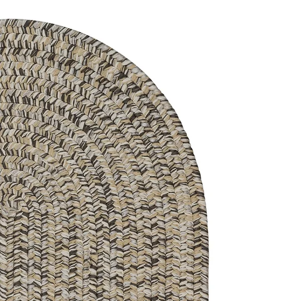 Colonial Mills Farmstand Seagrass Tweed Area Rug - 3& x 5& Oval, Green