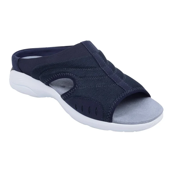 Easy Spirit Traciee Women's Slide Sandals - Size: 8 N, Dark Blue