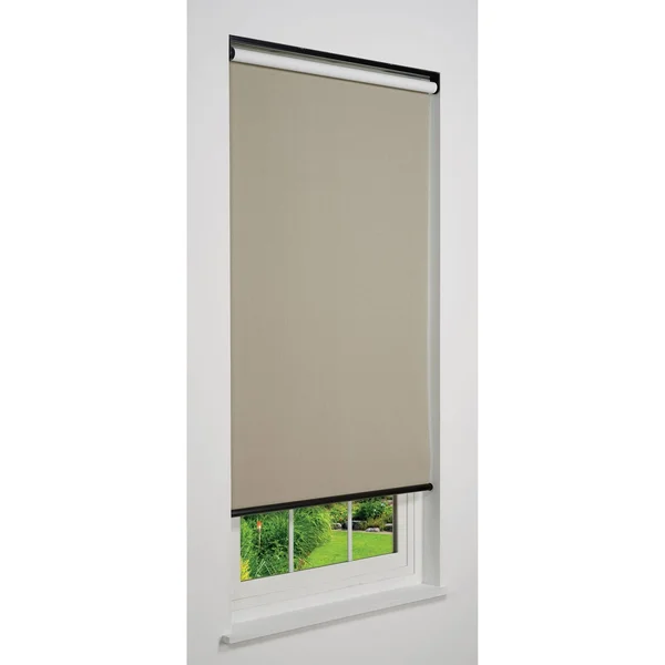 Linen Avenue Cordless Blackout Roller Shade, Taupe 20 W x 78 H