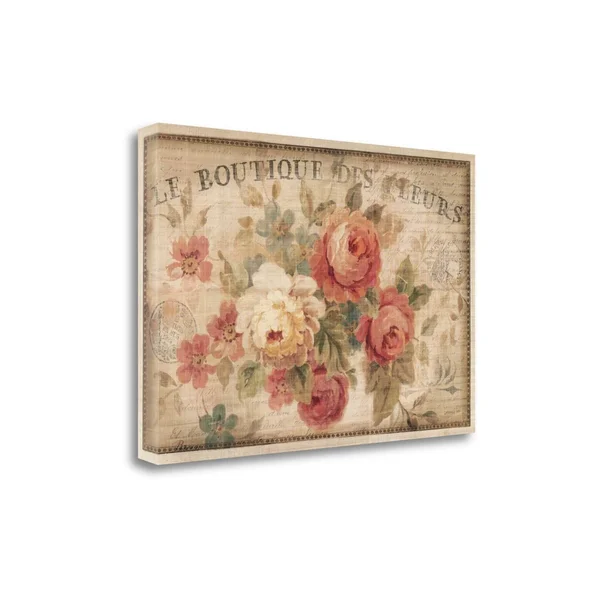 32x22 x 47x22 Parisian Flowers III by Danhui Nai Fine Art Giclee Print