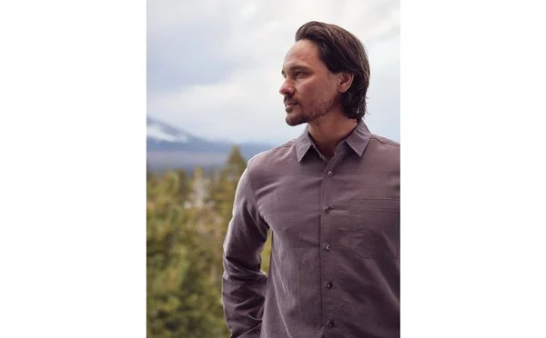 Royal Robbins - Men’s Desert Pucker Dry Long Sleeve - S, Sea Pine